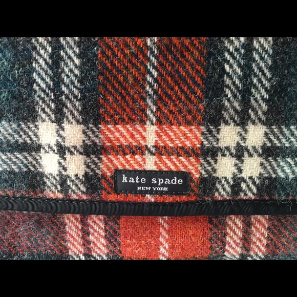 buffalo plaid kate spade purse